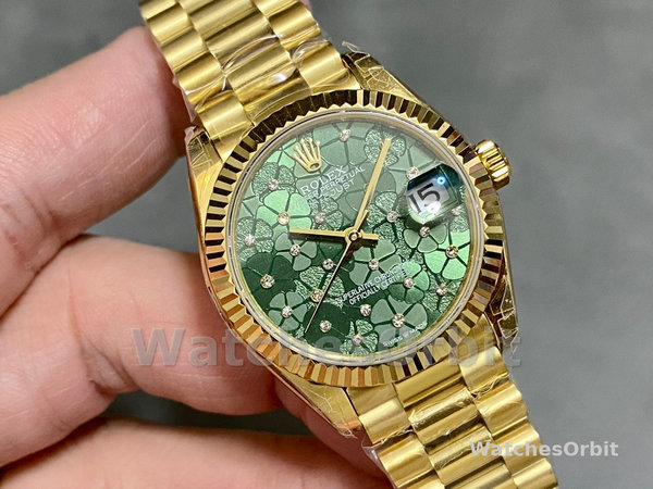 Replica Heren Rolex Daytona-PVD Ceramic Bezel, GET Best Edition, Groen Rubber Strap Skelet wijzerplaat