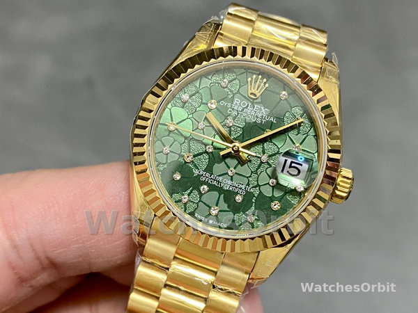 Replica Heren Rolex Daytona-PVD Ceramic Bezel, GET Best Edition, Groen Rubber Strap Skelet wijzerplaat