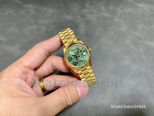Replica Heren Rolex Daytona-PVD Ceramic Bezel, GET Best Edition, Groen Rubber Strap Skelet wijzerplaat