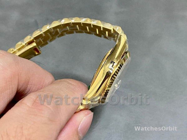 Replica Heren Rolex Daytona-PVD Ceramic Bezel, GET Best Edition, Groen Rubber Strap Skelet wijzerplaat