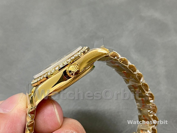 Rolex Datejust 31mm Yellow Gold Black Dial 178288 0011 Ladies Watch