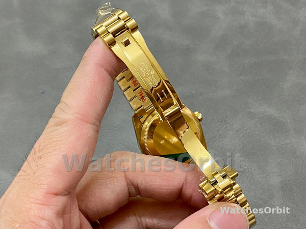 Rolex Datejust 31mm Yellow Gold Black Dial 178288 0011 Ladies Watch