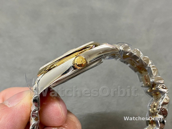 Replica Rolex Datejust 36-116203 0173, champagne diamant, champagne wijzerplaat voor dames