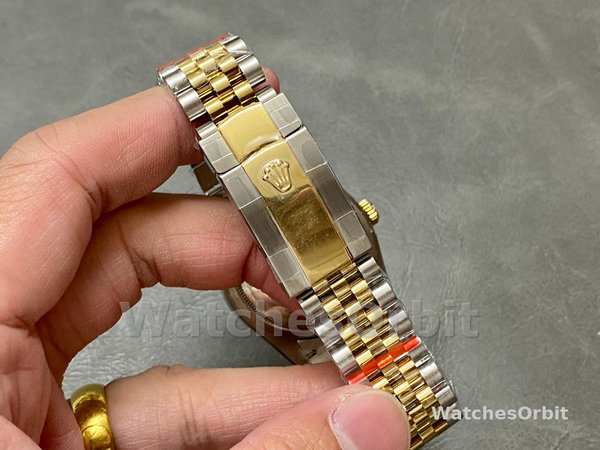 Rolex Datejust 36 Golden Palm Motif 126283RBR 0023 Dial Jubilee Bracelet Watch