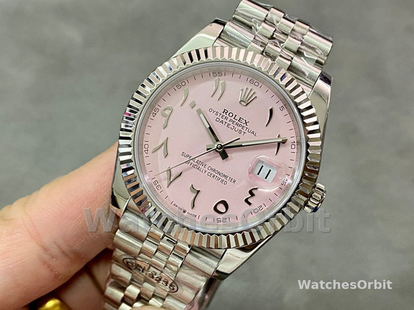 Replica Rolex Datejust Uomo Medio Oriente Digitale Quadrante Rosa Lunetta Scanalata M126234 Quadrante Rosa
