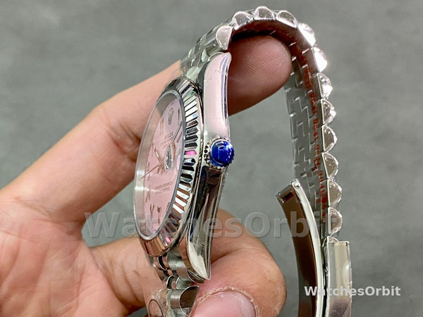 Replica Rolex Datejust Uomo Medio Oriente Digitale Quadrante Rosa Lunetta Scanalata M126234 Quadrante Rosa
