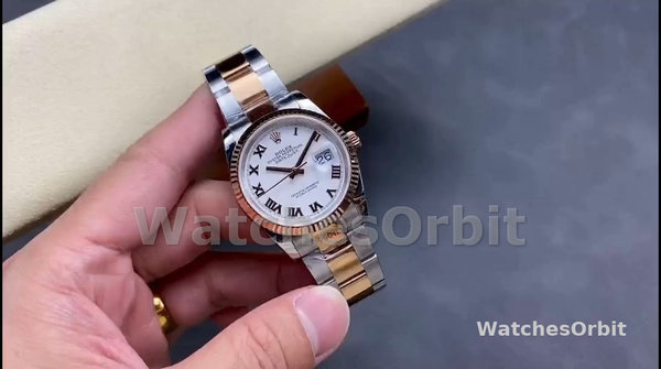 Replique Hommes Rolex Datejust 41-126333 0018, 41mm, nacre blanche, cadran diamant, MOP Hommes