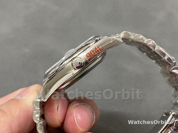 Replica Rolex Datejust 36-M126200-0023, Acciaio inossidabile, Quadrante verde menta, Giubileo, Quadrante verde, Donna