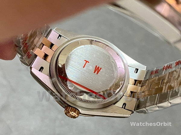 Replica Dames Rolex Datejust 36-m126231 0027, Staal & Everose Goud, Rose Diamond Pave Romeinse Wijzerplaat, Rose Gouden Wijzerplaat