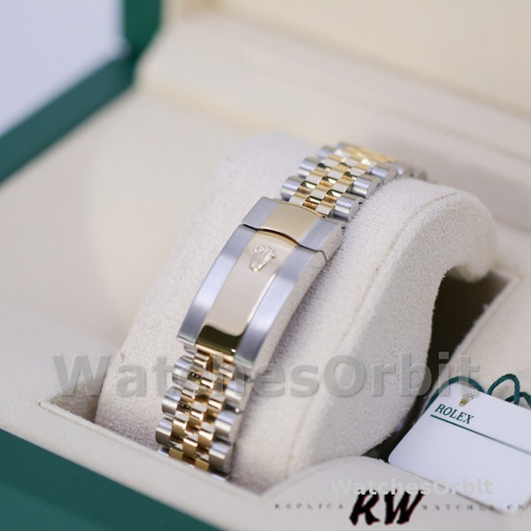 Unisexs Rolex Datejust 36mm Unisex-126233 0015-Champagne Index Dial-Fluted Bezel Champagne Replica Image