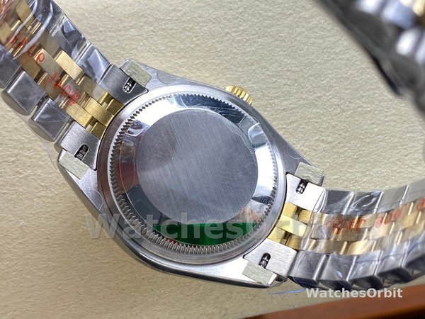 Unisexs Rolex Datejust 36mm Unisex-126233 0015-Champagne Index Dial-Fluted Bezel Champagne Replica Image
