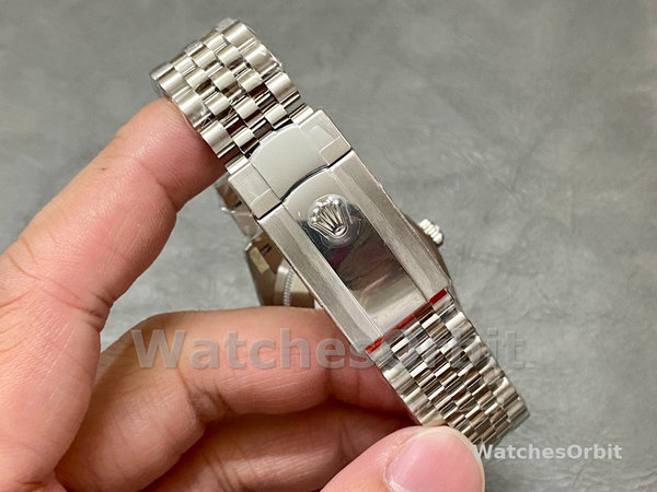 Replica Rolex Datejust 36mm Donna Quadrante Verde Palm Index Jubilee - 126234 0047 Quadrante Verde