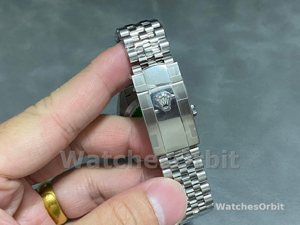 Replica Rolex Daytona-Diw Black Carbon da uomo, Lucky Player (Casino), 40 mm, quadrante verde Oyster