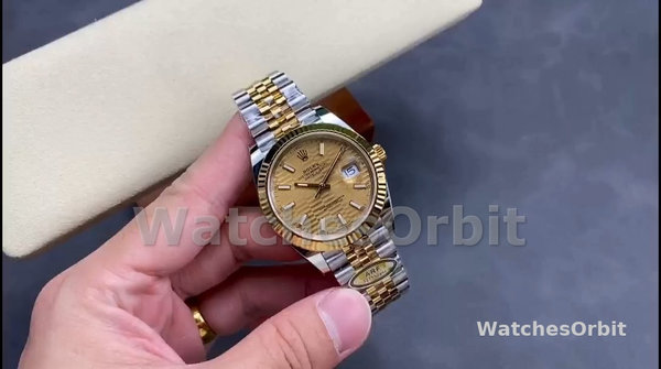 Unisex's Rolex Explorer 36-M124273 0001, Black Dial, Yellow Gold, Women’s Black Dial