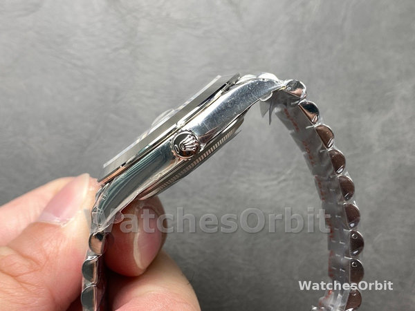 Replica Heren Rolex Datejust 41-126333 0013, zwarte wijzerplaat, geribbelde lunette, zwart voor heren