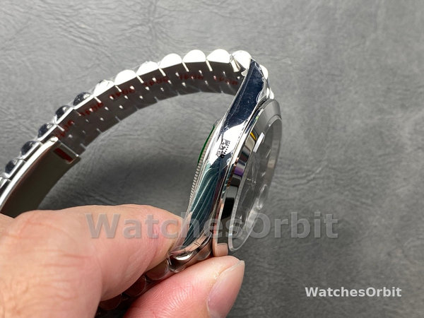 Replica Heren Rolex Datejust 41-126333 0013, zwarte wijzerplaat, geribbelde lunette, zwart voor heren