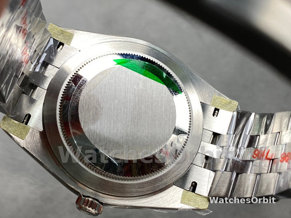 Replica Heren Rolex Datejust 41-126333 0013, zwarte wijzerplaat, geribbelde lunette, zwart voor heren