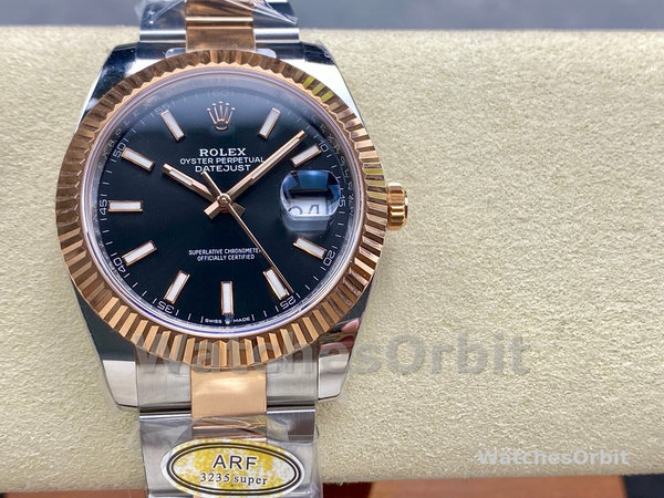 Replica Heren Rolex Day Date-M228206 0025, President, Blauwe Arabische Wijzerplaat