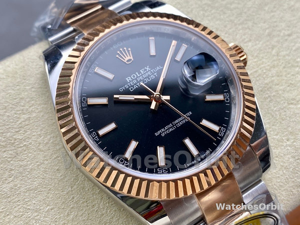 Replica Heren Rolex Day Date-M228206 0025, President, Blauwe Arabische Wijzerplaat