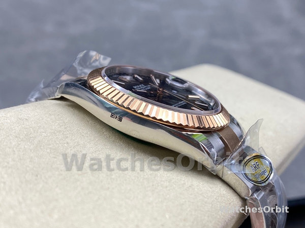 Replica Heren Rolex Day Date-M228206 0025, President, Blauwe Arabische Wijzerplaat