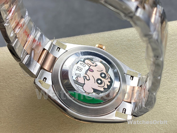 Replica Heren Rolex Day Date-M228206 0025, President, Blauwe Arabische Wijzerplaat