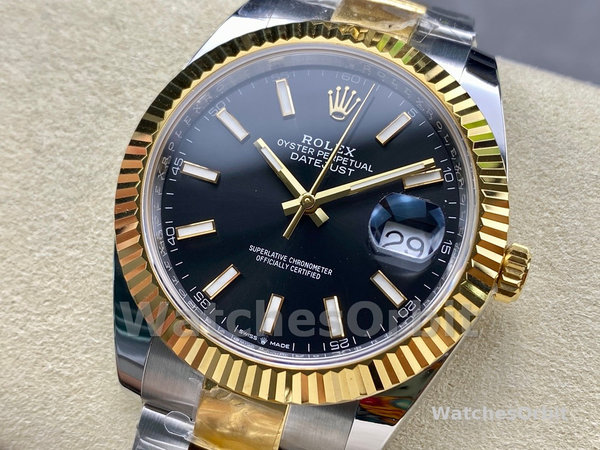 Replica Heren Rolex Day Date-M228206 0025, President, Blauwe Arabische Wijzerplaat