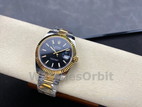 Replica Heren Rolex Day Date-M228206 0025, President, Blauwe Arabische Wijzerplaat