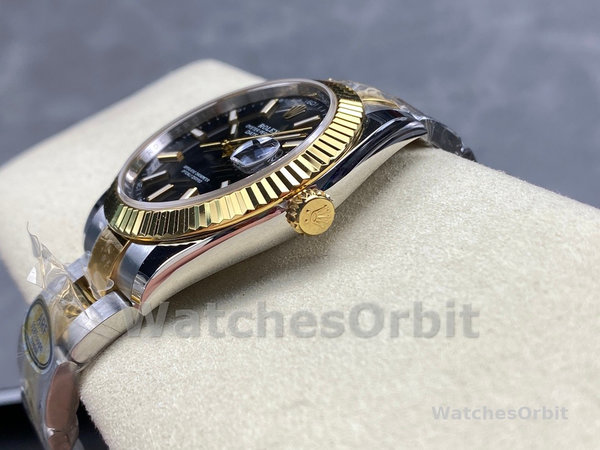 Replica Heren Rolex Day Date-M228206 0025, President, Blauwe Arabische Wijzerplaat