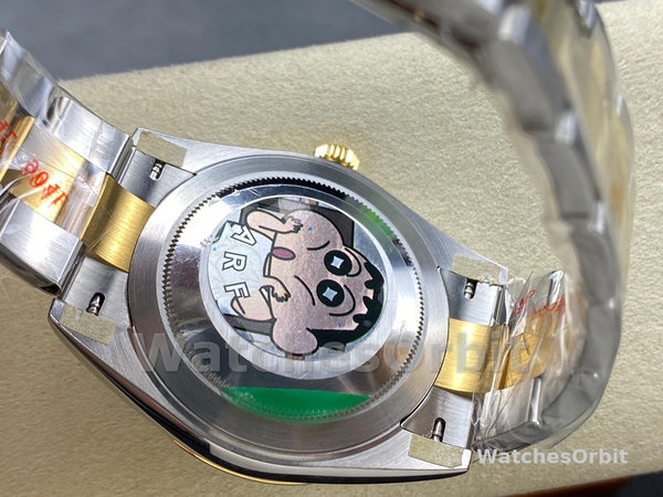 Replica Heren Rolex Day Date-M228206 0025, President, Blauwe Arabische Wijzerplaat