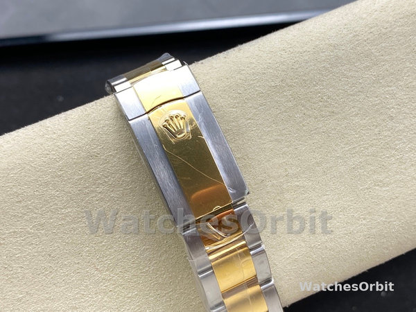 Replica Heren Rolex Day Date-M228206 0025, President, Blauwe Arabische Wijzerplaat