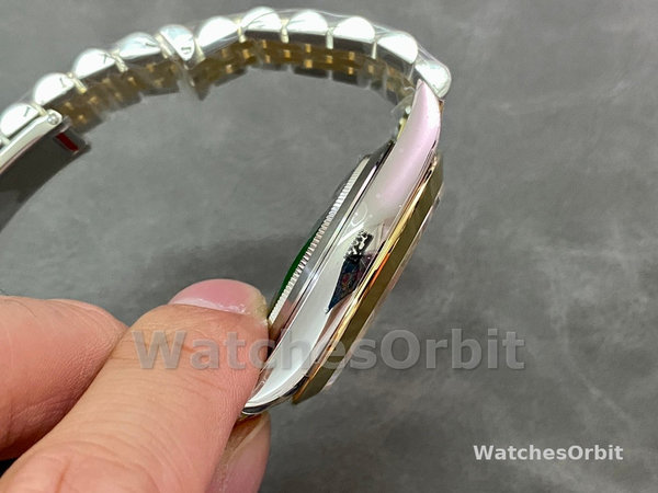 Mens Rolex Datejust 41mm Black Dial Jubilee Bracelet Mens  - M126303 0014 Black Dial Replica Watch Image