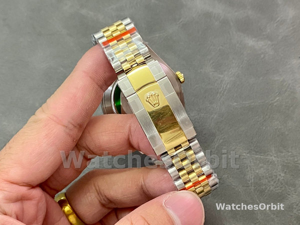 Mens Rolex Datejust 41mm Black Dial Jubilee Bracelet Mens  - M126303 0014 Black Dial Replica Watch Image