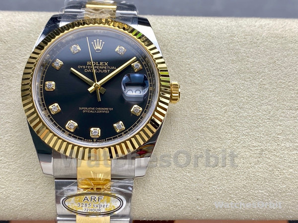 Replica Heren Rolex Day Date-M228206 0025, President, Blauwe Arabische Wijzerplaat