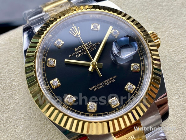 Replica Heren Rolex Day Date-M228206 0025, President, Blauwe Arabische Wijzerplaat