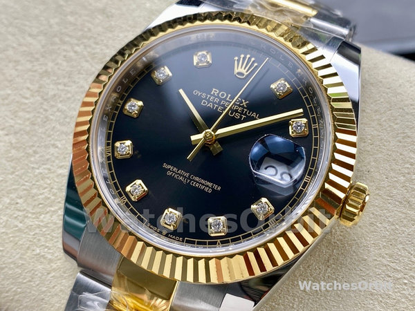 Replica Heren Rolex Day Date-M228206 0025, President, Blauwe Arabische Wijzerplaat
