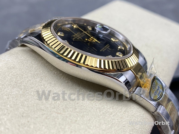 Replica Heren Rolex Day Date-M228206 0025, President, Blauwe Arabische Wijzerplaat