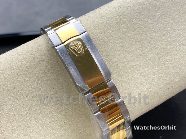 Replica Heren Rolex Day Date-M228206 0025, President, Blauwe Arabische Wijzerplaat