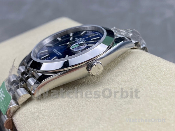 Rolex Datejust 41 Blue Fluted Dial Stainless Steel Jubilee Bracelet 126300 0002