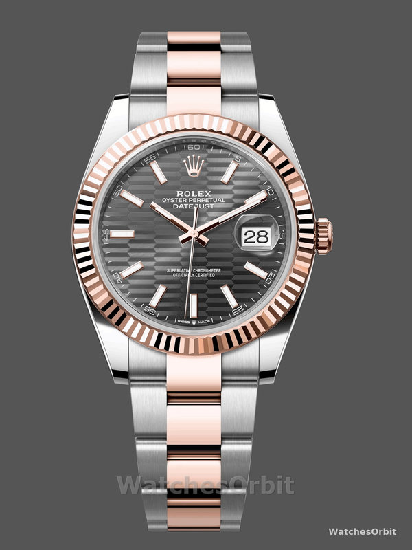 Rolex Datejust 41 Everose Gold & Stainless Steel 126331 0019 Men's Watch