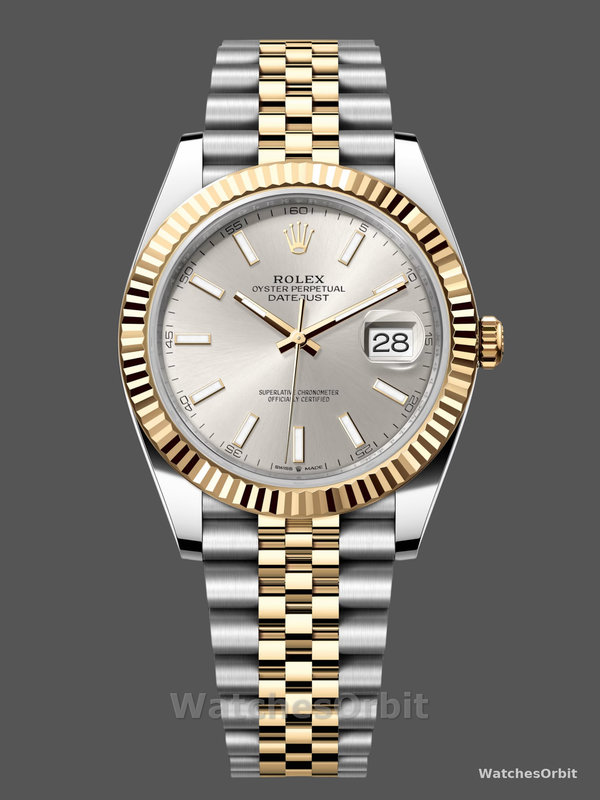 Rolex Datejust 41 Jubilee Bracelet Silver Dial M126333 0002 Men's Watch