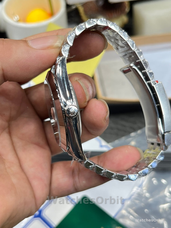 Replica Rolex Datejust 41 Menta Quadrante Verde Acciaio Inox 126300 Uomo Quadrante Verde