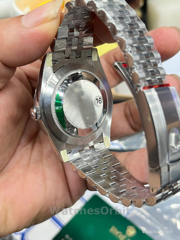 Replica Rolex Datejust 41 Menta Quadrante Verde Acciaio Inox 126300 Uomo Quadrante Verde