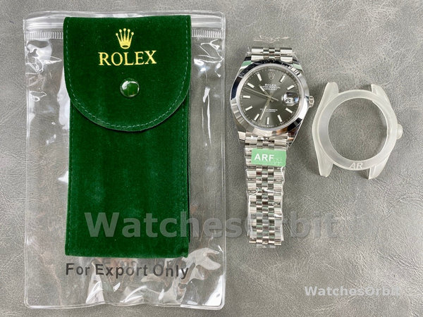 Rolex Datejust 41 Oyster Stainless Steel Slate Dial M126300 0007 Men's Watch