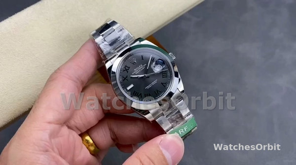 Men's Rolex Datejust 41-M126300 0013, Oyster Stainless Steel, Slate Dial, Men’s Grey Dial