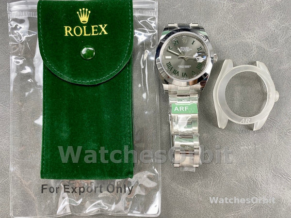 Replica Rolex Datejust 41-M126300 0013, Oyster roestvrij staal, wijzerplaat leisteen, grijze wijzerplaat voor heren