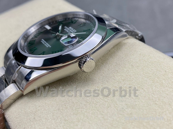 Replica Rolex Datejust 41-M126300 0013, Oyster roestvrij staal, wijzerplaat leisteen, grijze wijzerplaat voor heren