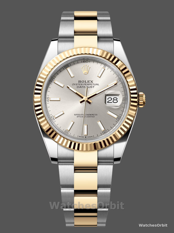 Rolex Datejust 41 Oystersteel Silver Dial M126333 0001 Men's Watch