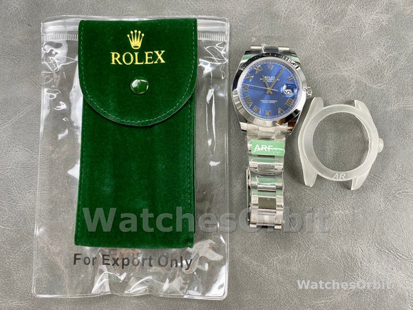 Replica Rolex Datejust 41-M126300 0017, Roestvrij staal, Romeinse wijzerplaat Azzuro Blue, herenblauwe wijzerplaat