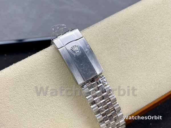 Replica Rolex Datejust 41-M126300 0008 voor heren, roestvrij staal, grijze wijzerplaat, jubileumband