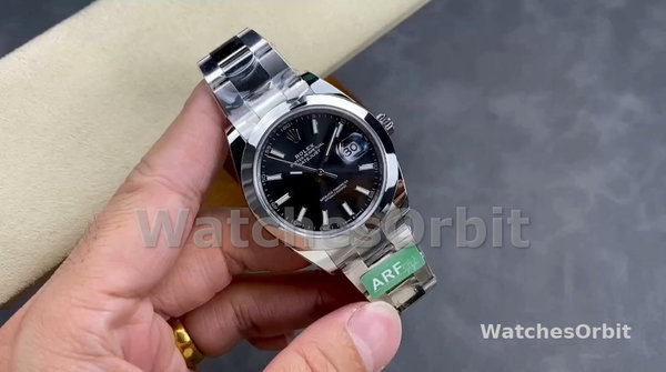 Replica Rolex Datejust 41-M126300 0007 da uomo, acciaio inossidabile, quadrante ardesia, quadrante grigio da uomo